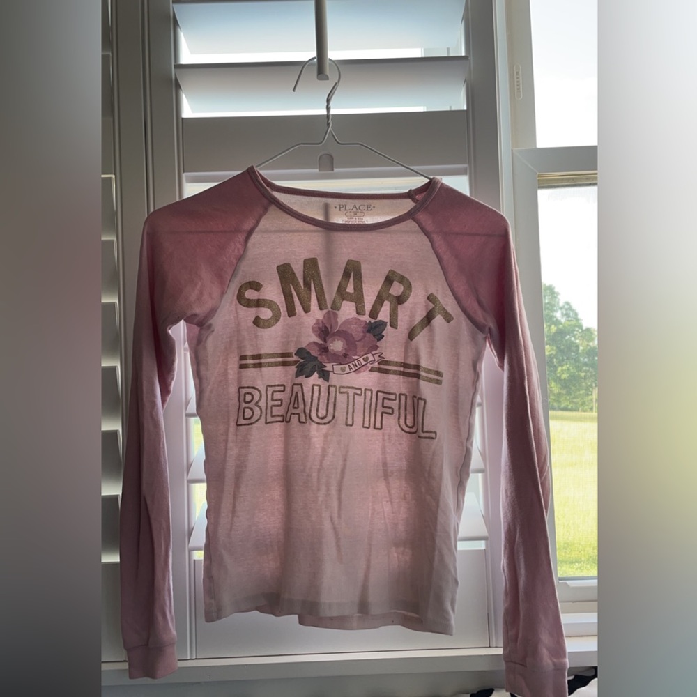 Children’s place size 14 smart and beautiful pajama shirt